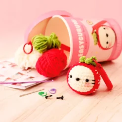 Set de ganchillo DIY fresa easygurumi