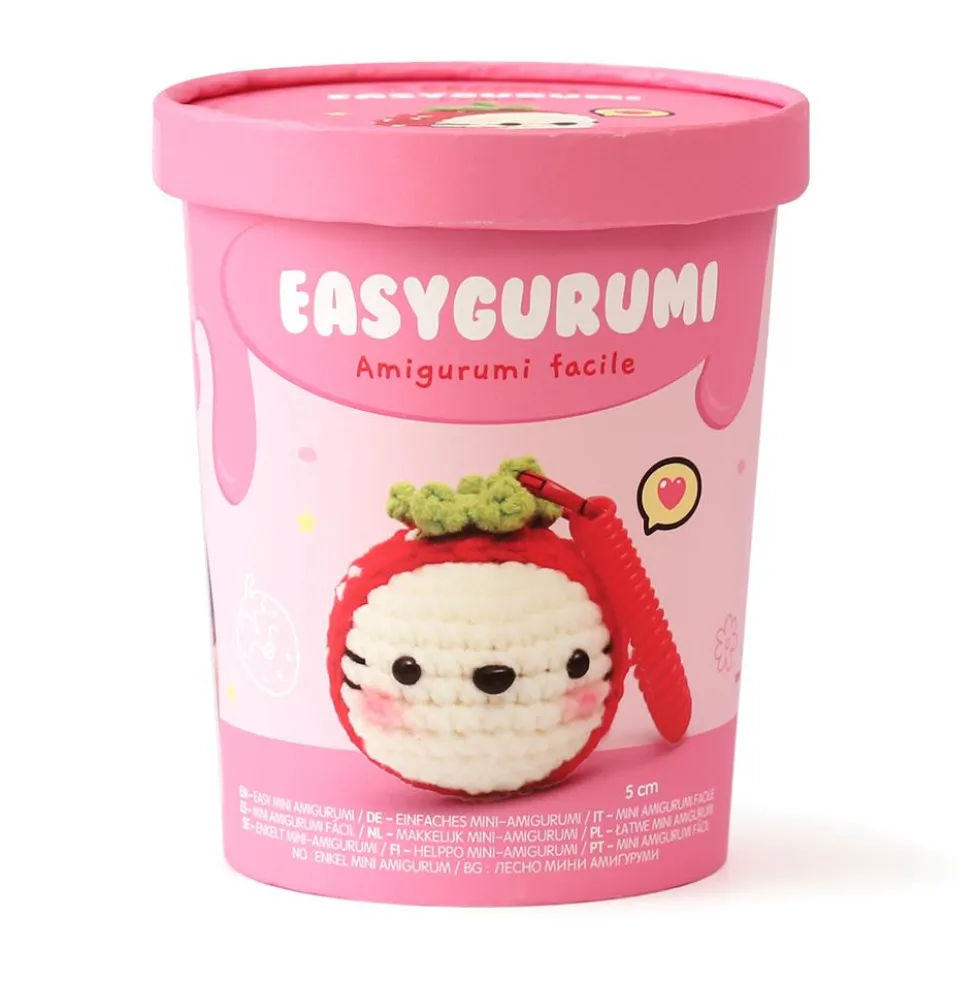 Set de ganchillo DIY fresa easygurumi