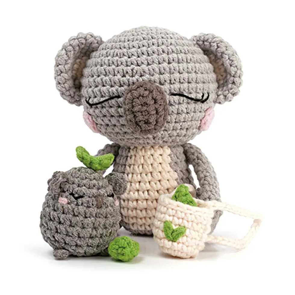 Set de ganchillo DIY koala amigurumi