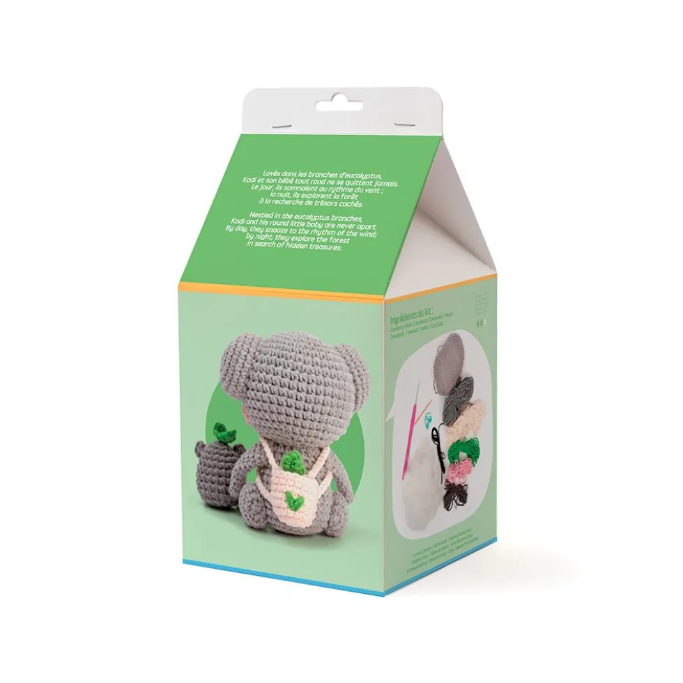 Set de ganchillo DIY koala amigurumi