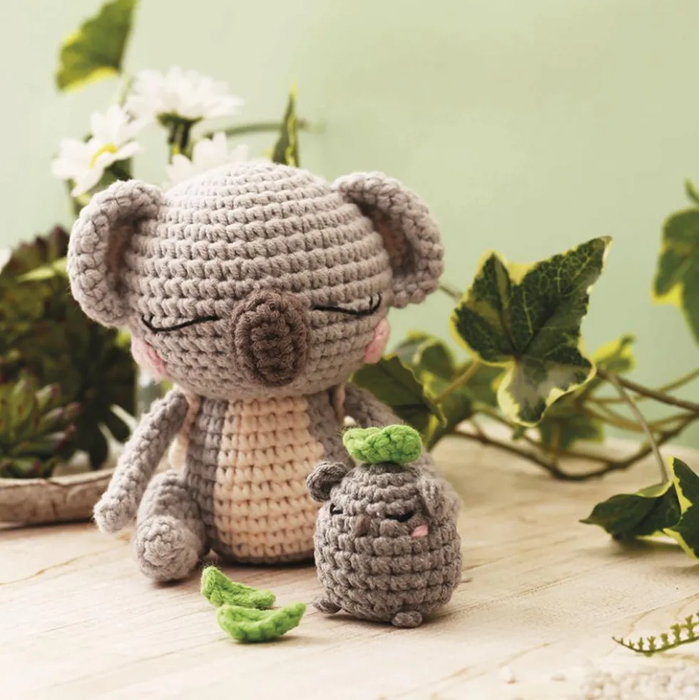 Set de ganchillo DIY koala amigurumi
