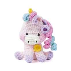 Set de ganchillo DIY unicornio minigurumi