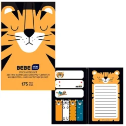 Set de notas y marcapáginas adhesivos tigre BEBE Friends
