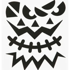 Set de pegatinas calabaza Halloween.