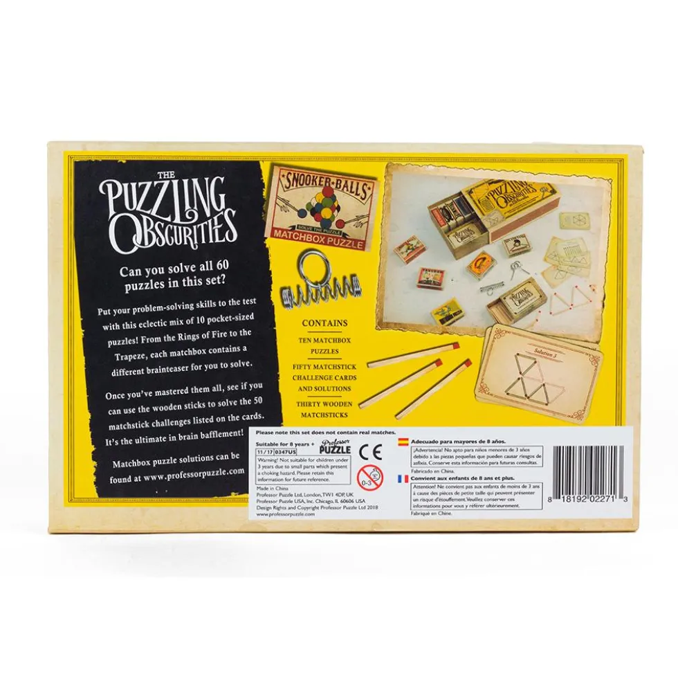 Set de rompecabezas y desafíos Puzzling Obscurities
