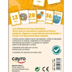 Set de tarjetas Aprende a contar