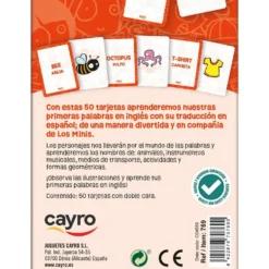 Set de tarjetas Aprende inglés