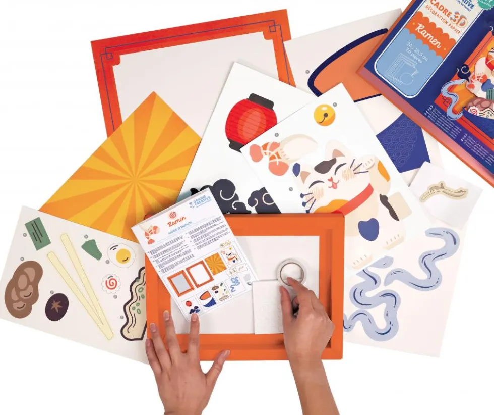 Set DIY cuadro 3D ramen