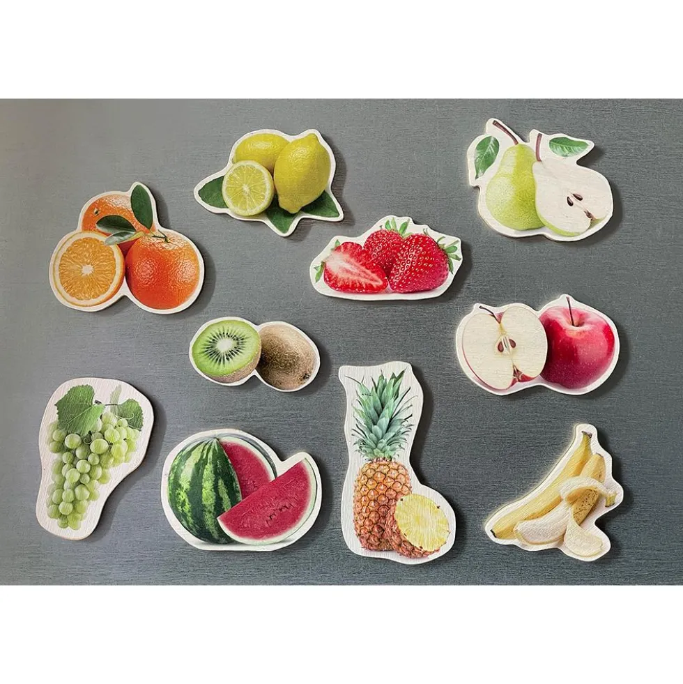 Set frutas magnéticas 10 piezas