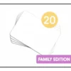 Set 20 Láminas Kamishibai Kids A4 en blanco DIY