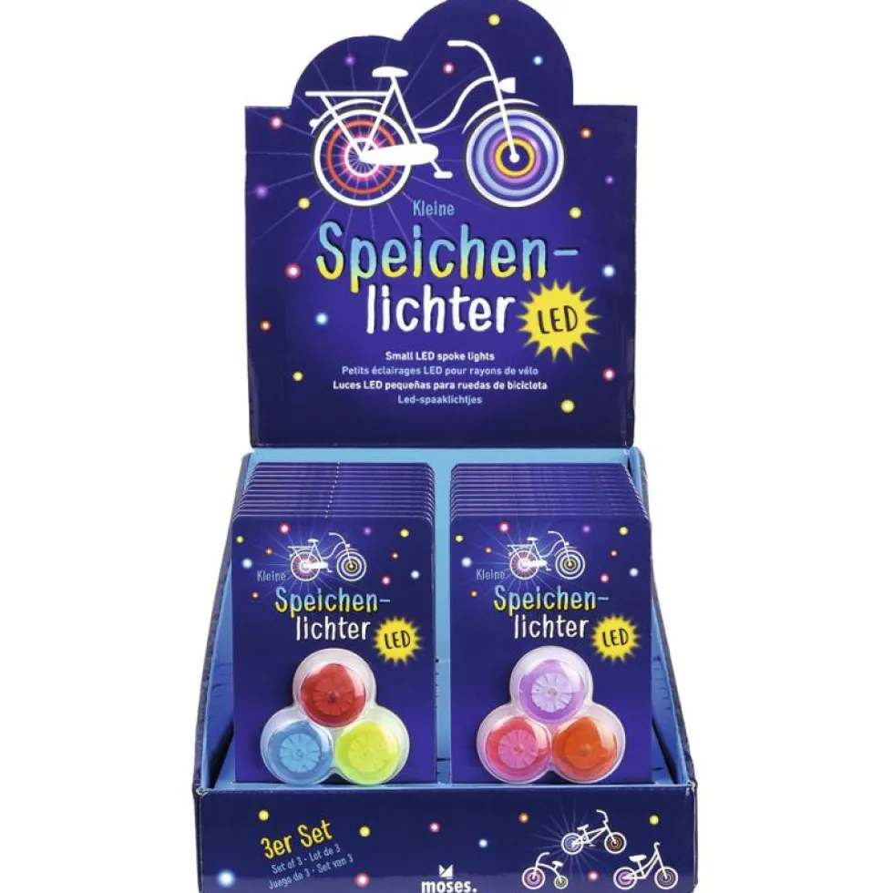 Set 3 luces Led para ruedas de bicicleta