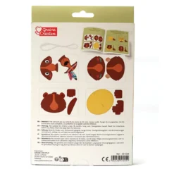 Set maqueta oso 3D para colgar
