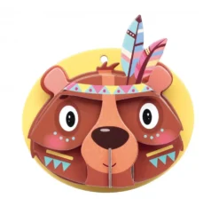 Set maqueta oso 3D para colgar