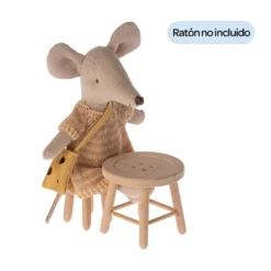 Set mesa y taburete ratoncitos Maileg