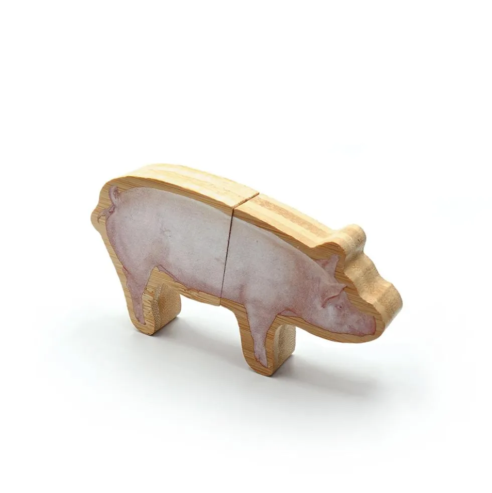 Set mitades animales de granja magnéticos 16 piezas