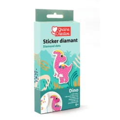 Set mosaico con diamantes adhesivos Dinosaurio