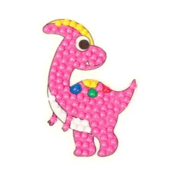 Set mosaico con diamantes adhesivos Dinosaurio