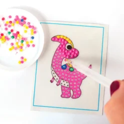 Set mosaico con diamantes adhesivos Dinosaurio