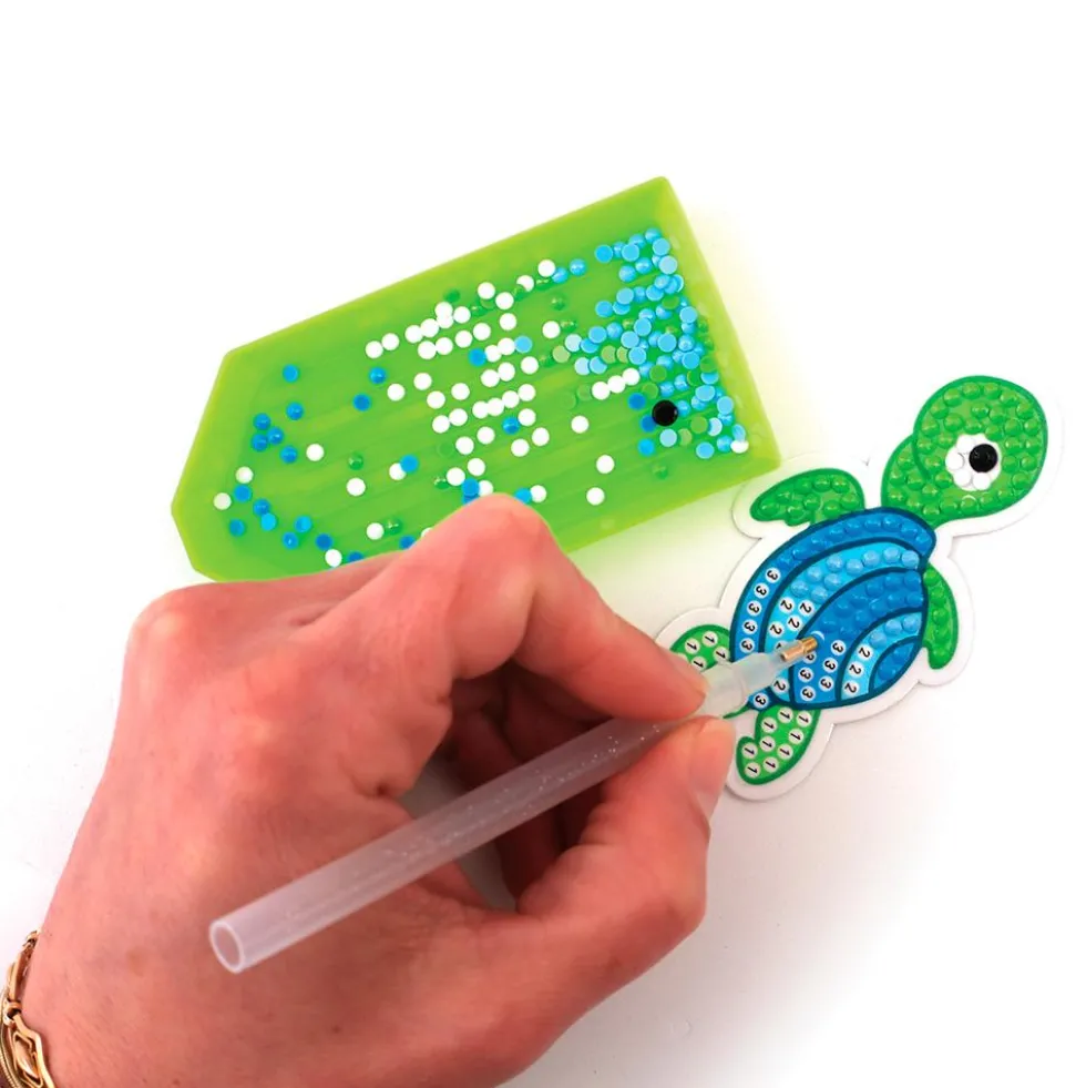 Set mosaico con diamantes adhesivos Tortuga