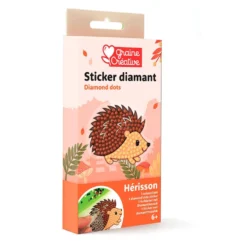 Set mosaico con diamantes adhesivos Erizo
