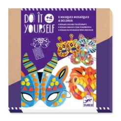 Set 8 máscaras para decorar mosaico animales de la selva