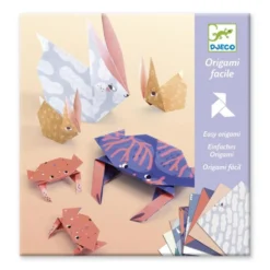 Set origami familia de animales
