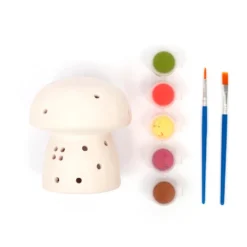 Set para pintar portavelas cerámica seta