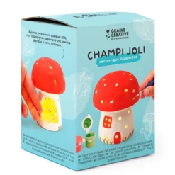 Set para pintar portavelas cerámica seta