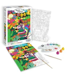Set pintar por números mercado mejicano Palette d´Artiste