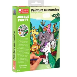 Set pintar por números selva