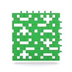 Set 6 placas base Meli basic color verde soporte construcciones