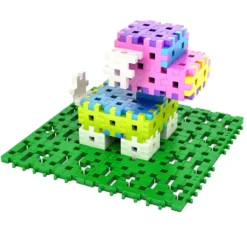 Set 6 placas base Meli basic color verde soporte construcciones