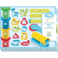 Set plastilina 4 colores con accesorios