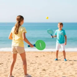 Set raquetas con ventosa con 2 pelotas.