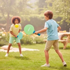 Set raquetas con ventosa con 2 pelotas.