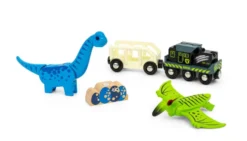 Set tren dinosaurios a pilas con luz