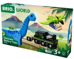 Set tren dinosaurios a pilas con luz