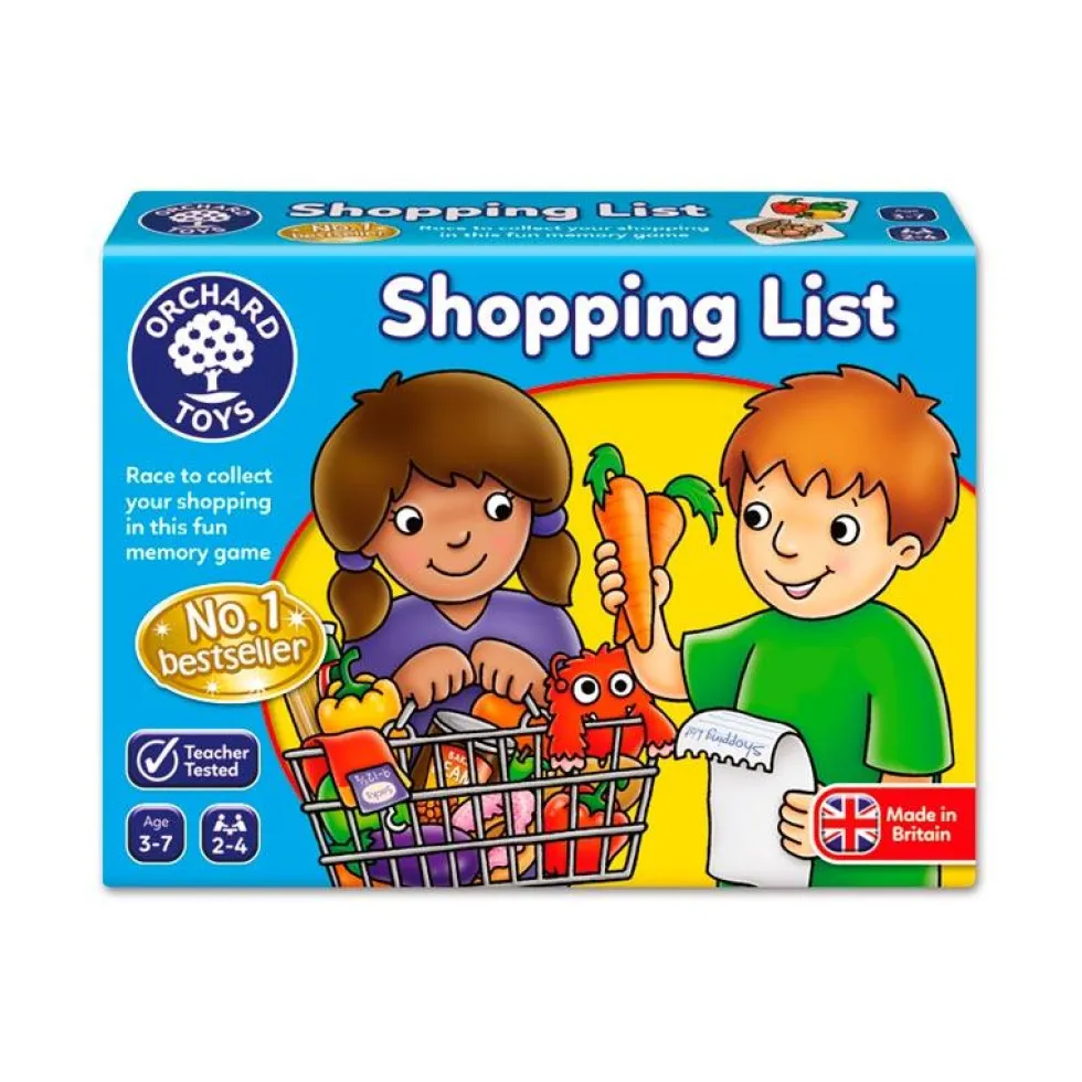 Shopping list juego de asociación en inglés