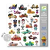 Sobre 160 pegatinas Crazy Motors