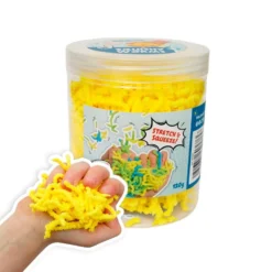 Squishy worms amarillo bote 120gr