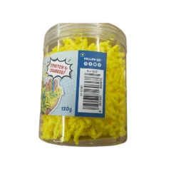 Squishy worms amarillo bote 120gr