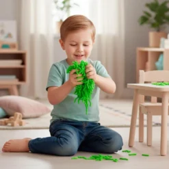 Squishy worms verde bote 120gr