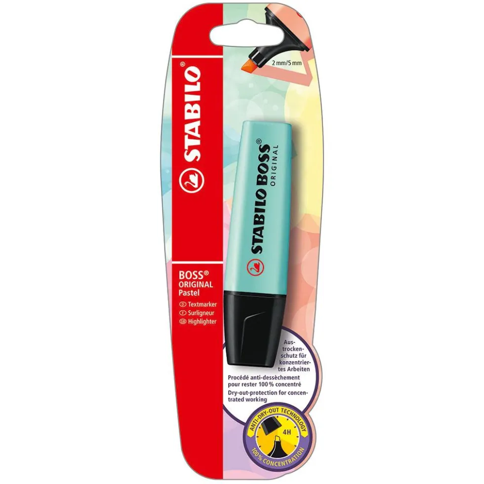 Stabilo Boss pastel color turquesa 1 unidad