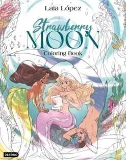 Strawberry Moon. Coloring book