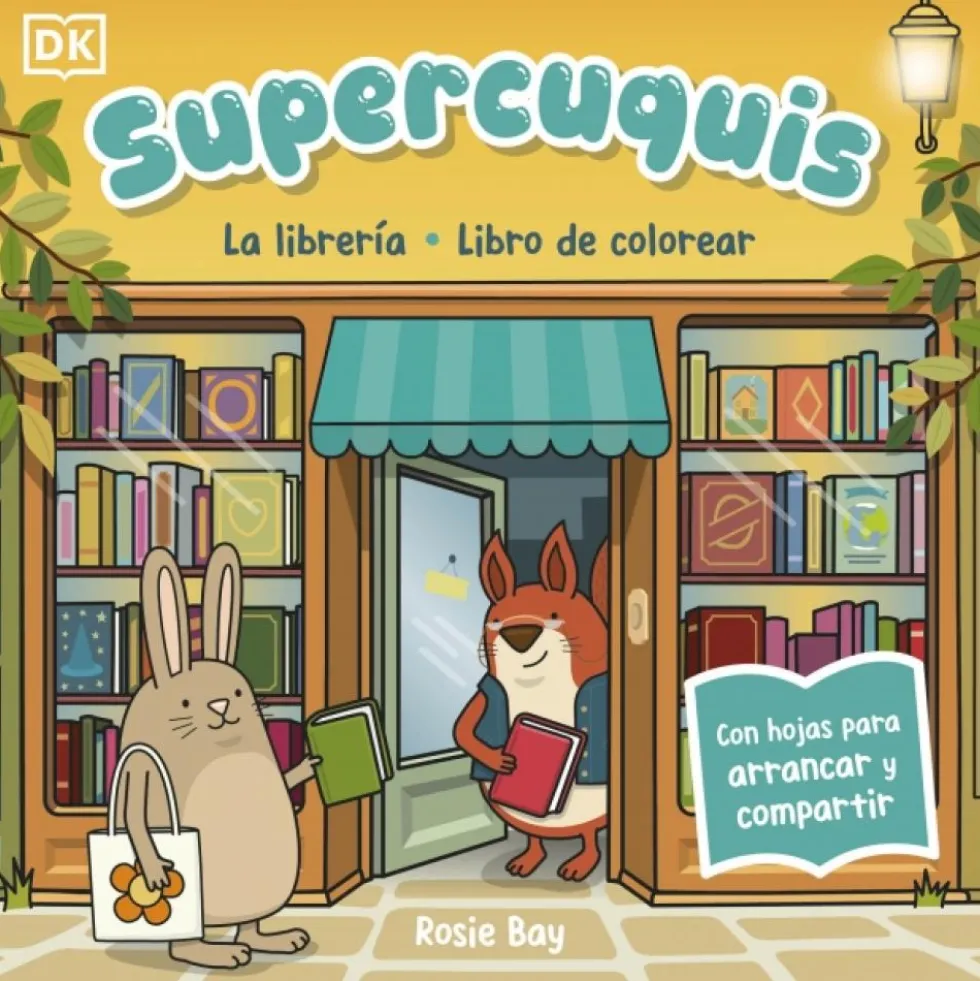 Supercuquis: La librería, libro de colorear