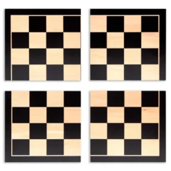 Tablero ajedrez pro 4 black 40x40cm
