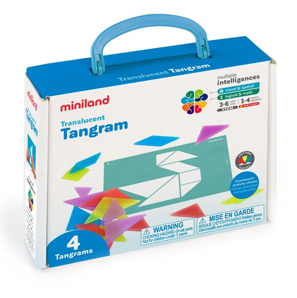 Tangram translúcido