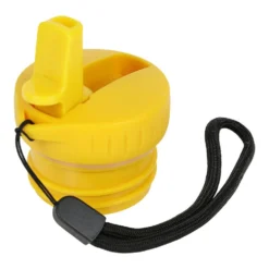 Tapón con boquilla amarillo para botella inox 350ml y 500ml