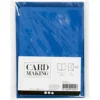 Tarjeta y sobre color azul marino set 6 unidades