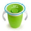 Taza antigoteo con asas 200ml Miracle 360 verde